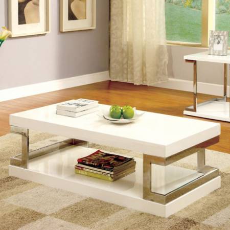 MEDA COFFEE TABLE IN WHITE